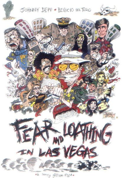 Fear and Loathing in las Vegas Постер