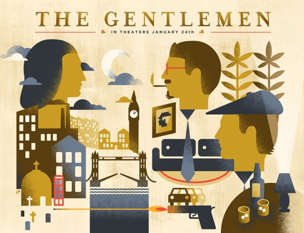 Джентльмены плакат