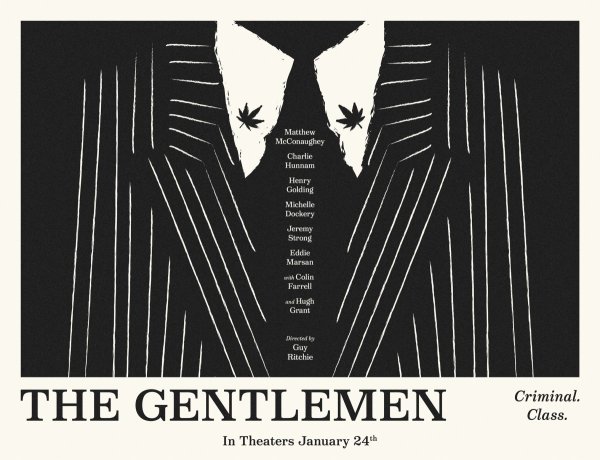 Jentelmen Гай Ричи Постер