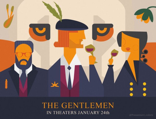 Джентльмены плакат