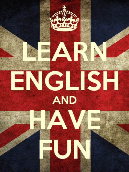 Плакат по английскому English is fun