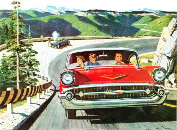 Chevrolet 1957 ads