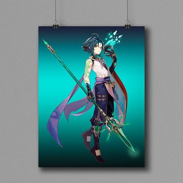 Постер Сяо с рамой