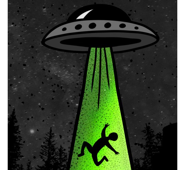 Летающая тарелка Постер