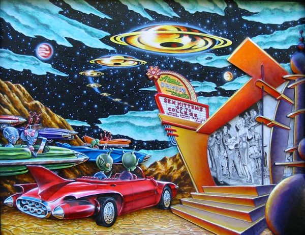 Рекламный плакат НЛО