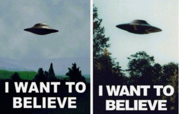 Плакат Малдера i want to believe