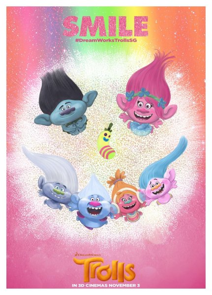 Тролли мультик логотип