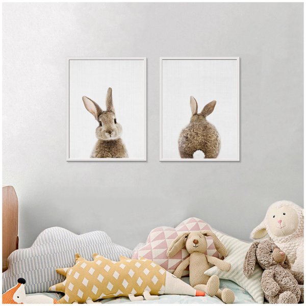 Кролик Постер в интерьере