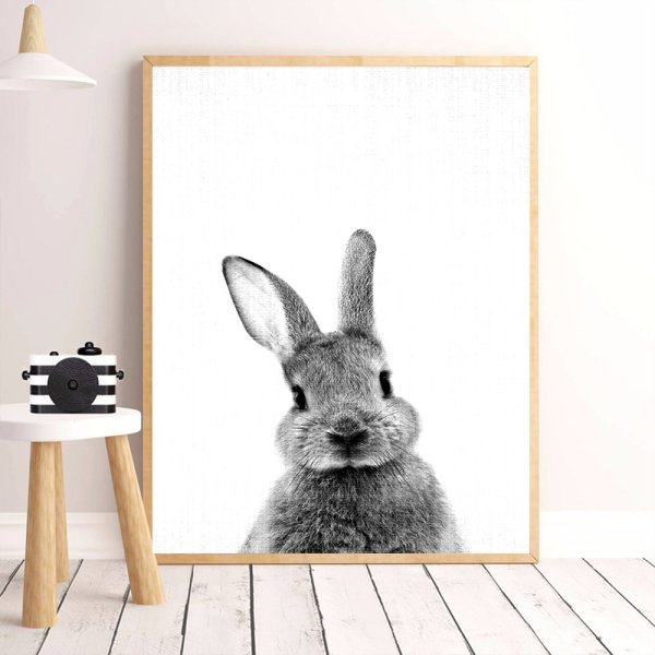 Постер заяц для печати