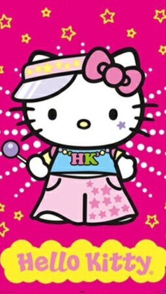 Плакаты с hello Kitty и Мелоди