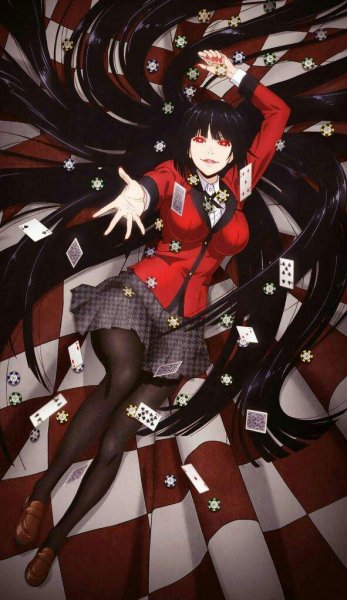 Аниме заядлый игрок Kakegurui