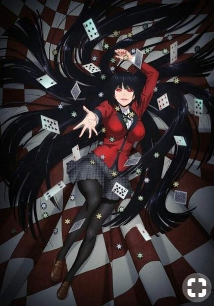 Аниме Безумный азарт карты