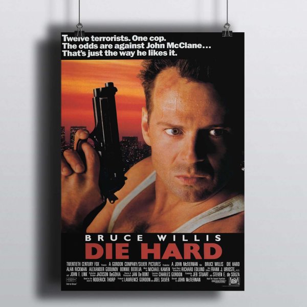 Джон МАККЛЕЙН крепкий орешек арт