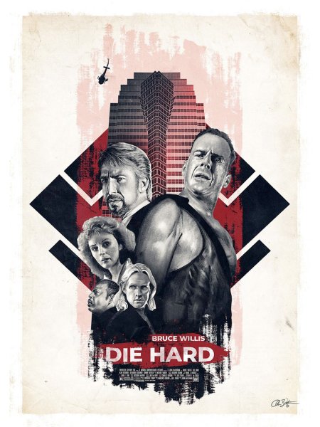 Крепкий орешек 2 1990 Постер