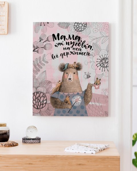 Медведь в скандинавском стиле