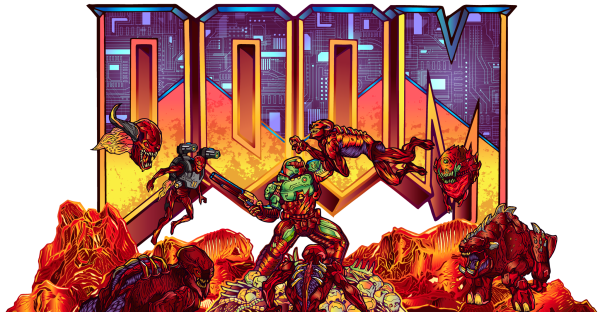 Дум Eternal Постер