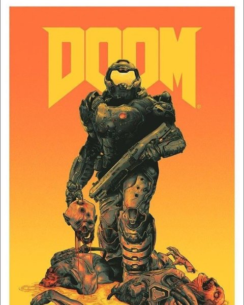 Doom Art плакат