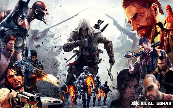 Плакаты игр компьютерных