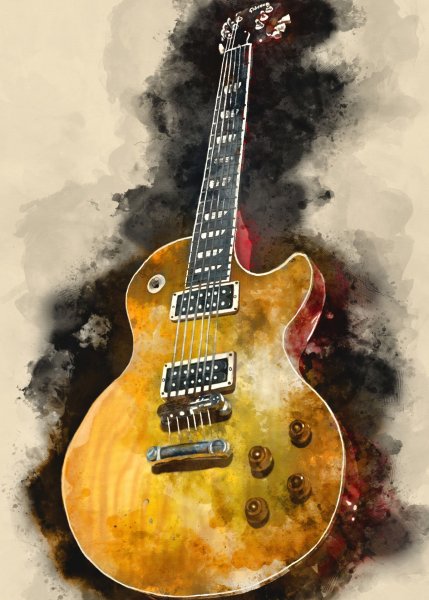 Гитара плакат