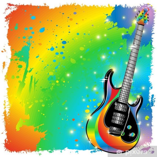 Гитара плакат