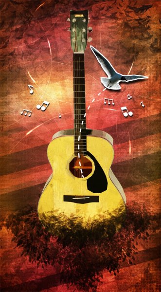 Гитара плакат