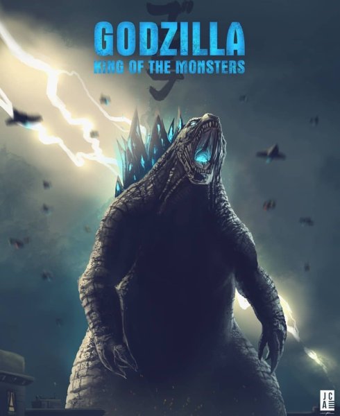 Годзилла плакат