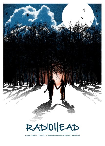 Постер группы Radiohead