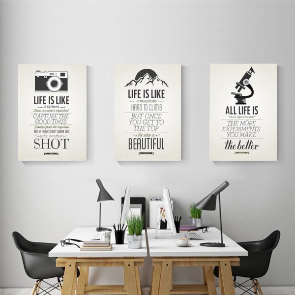 Плакат в офис стильный