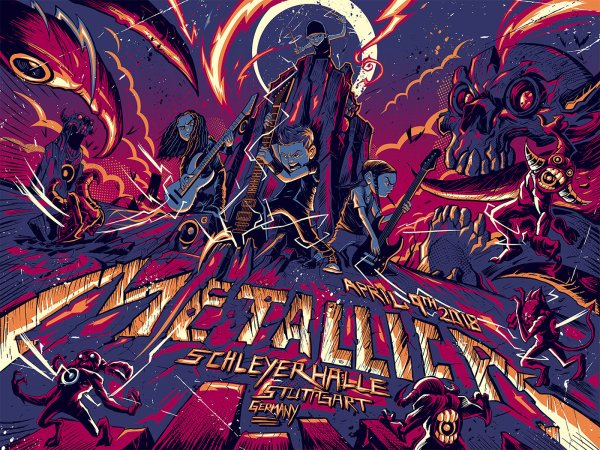 Металлика постеры 4k