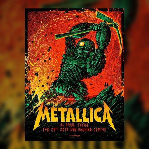 Metallica 2019 Постер