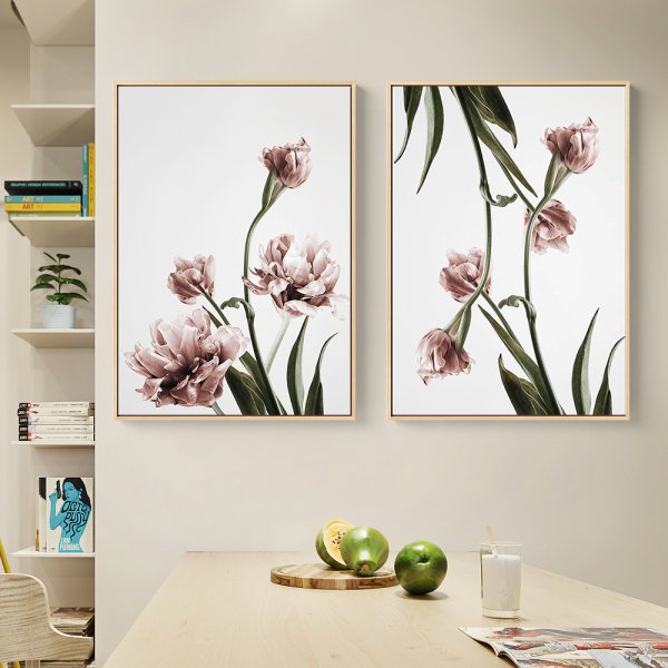 Постеры для интерьера в розовых тонах