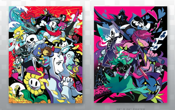 Постеры андертейл на стену