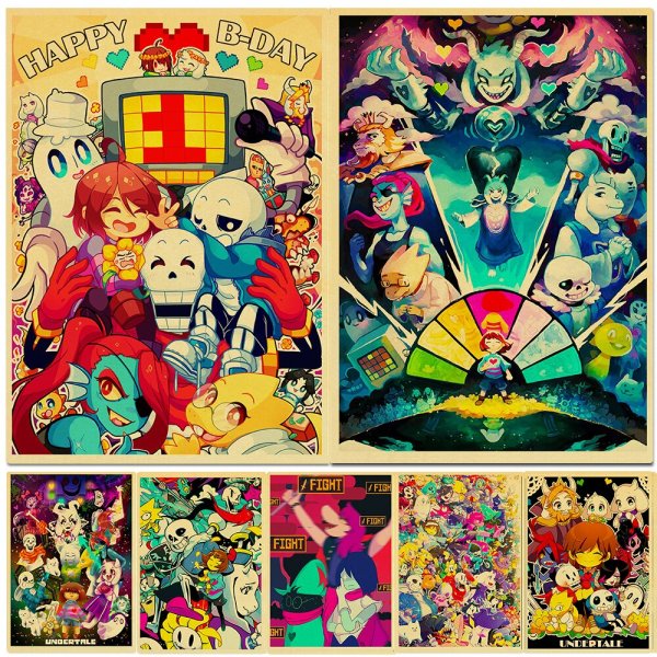 Плакаты андертейл на стену