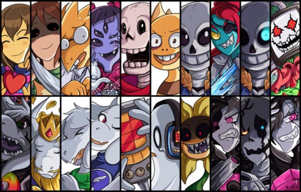 Герои Ундертале