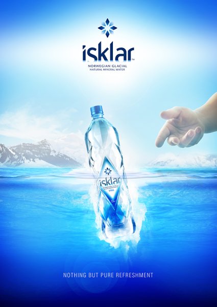 Креативная реклама минеральной воды