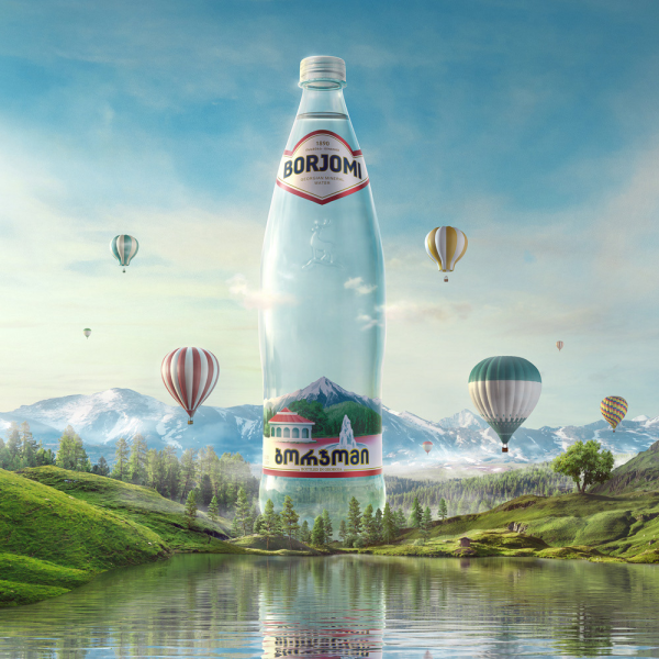 Креативная реклама минеральной воды