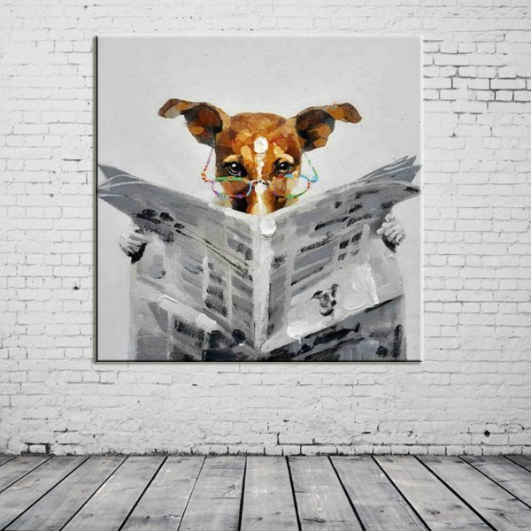 Постер пёс 40х50 в тубусе
