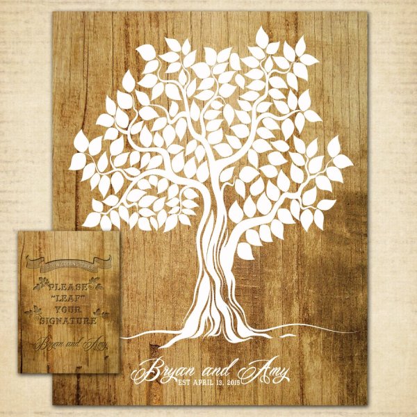 Декоративные постеры с деревьями