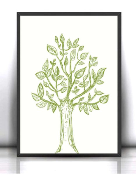 Постер на дереве