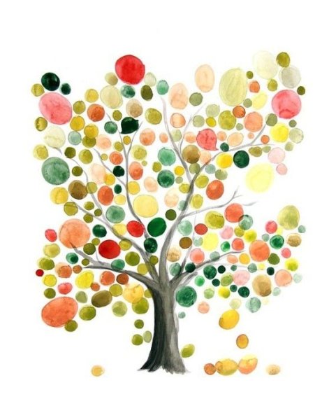 Постер на дереве