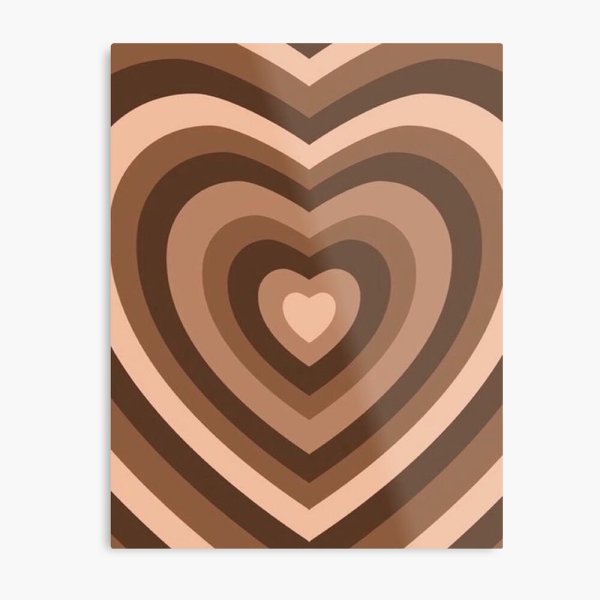 Коричневое сердечко