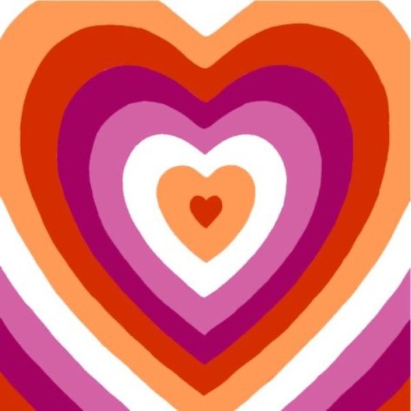 Розовые сердечки Эстетика