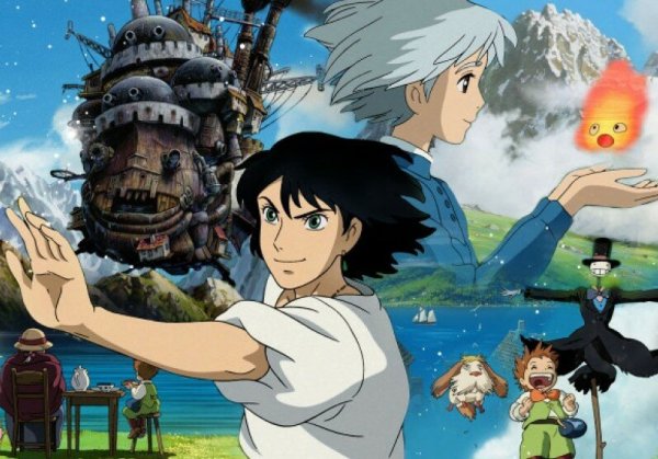 Ходячий замок мультфильм 2004 обложка