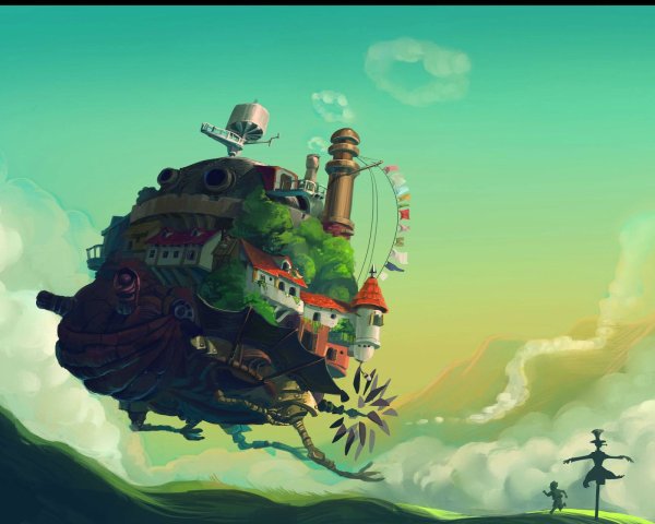 Аниме плакаты Ходячий замок