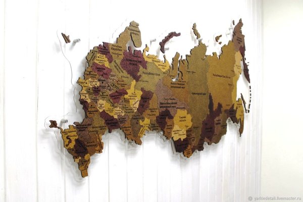 Карта России на стену