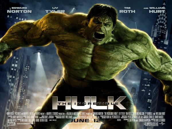 The incredible Hulk 2008 Постер