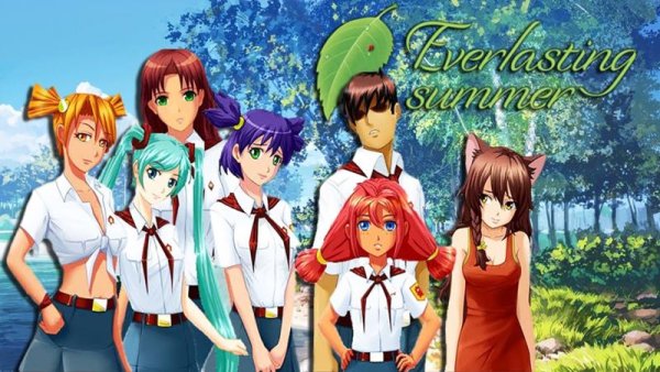 Аниме арт Ольга Дмитриевна Бесконечное лето