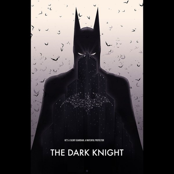 Темный рыцарь плакат