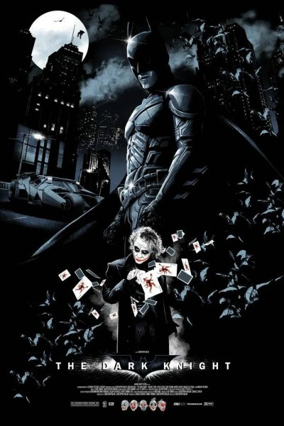 Бэтмен Нолан темный рыцарь Постер