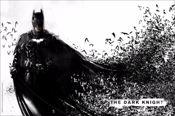 Темный рыцарь арт Постер